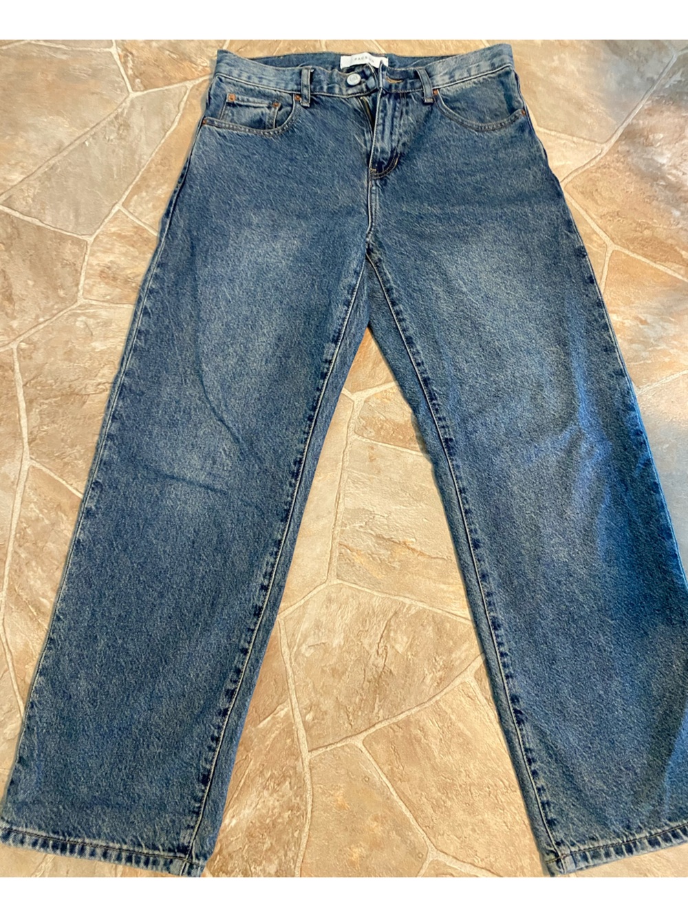 PACSUN Classic Men’s Blue Denim Baggy Jeans - Straight Fit Size 28x30